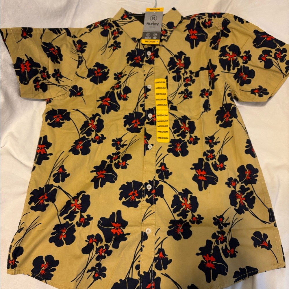 NWT Hurley Casual Shirt Sz M